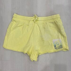 Peloton Women's Athletic Shorts in Sunny Yellow